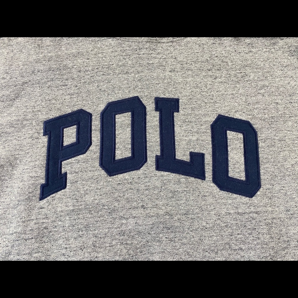 Polo Ralph Lauren Spell Out American Flag Double Knit Hoodie Sweater - Picture 2 of 16
